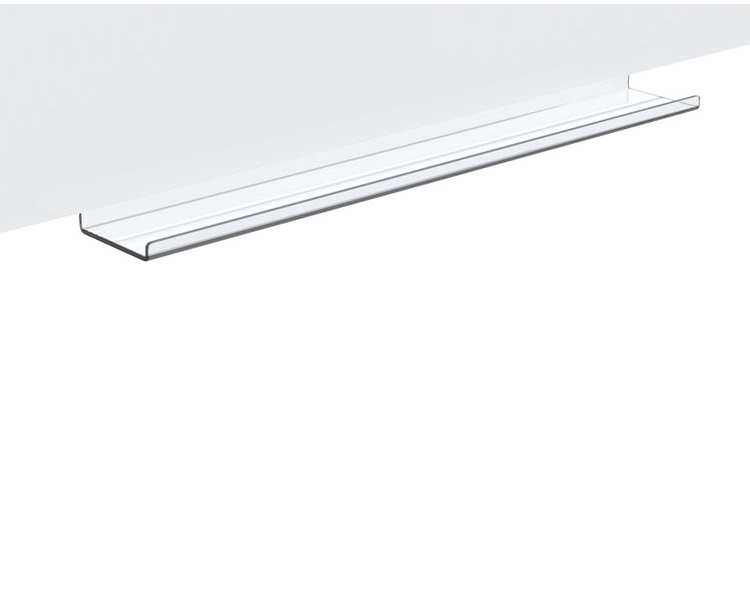 Lumiére Perspex Pen Tray 500mm Clear | Boards Direct