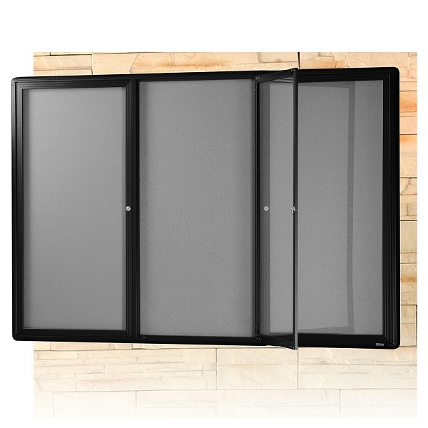 Hinged Door Notice Display Cases Boards Direct FREE Delivery