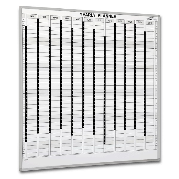 Deluxe Whiteboard Perpetual Year Planner Boards Direct FREE Delivery