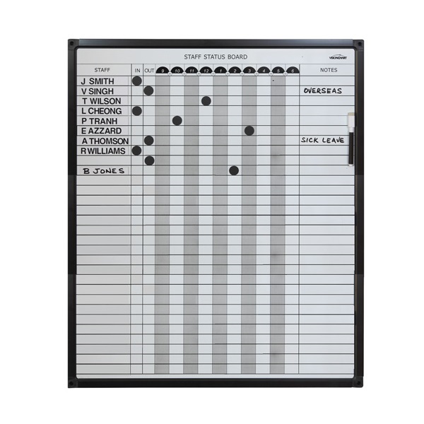 Staff Status Boards Boards Direct FREE Delivery
